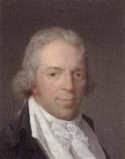 unknow artist Portrait of a man,head and shoulders,wearing a grey jacket and a white cravat painting